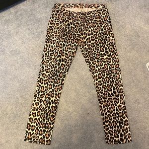 Kate spade leopard jeans